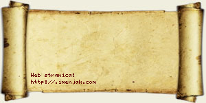 Hana Crnjanski vizit kartica